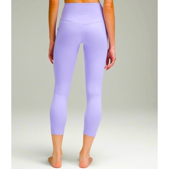 Lululemon Align High Rise Pant with Pockets Purple Lilac Smoke 14 Nwt - Picture 2 of 12